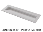 Plan vasque, bassin incliné grand taille 120 cm : L 130 à 201 x P 40 à 51 cm, finition lisse mate, 10 couleurs au choix, , résine Akrytan® teinté dans la masse, Livraison Offerte.